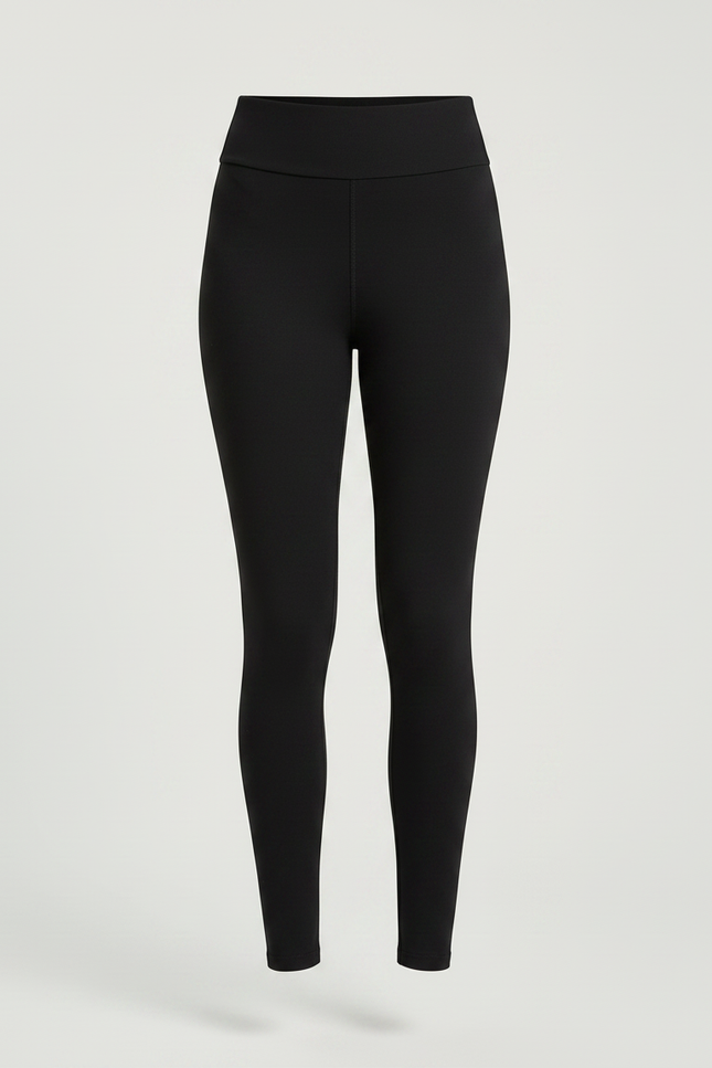 Pantalon Noir Élastique Moulant Confortable Sportif - Polyester - vue 3