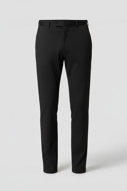 Pantalon Noir Slim Habillé Extensible Homme - Polyester - vue 3