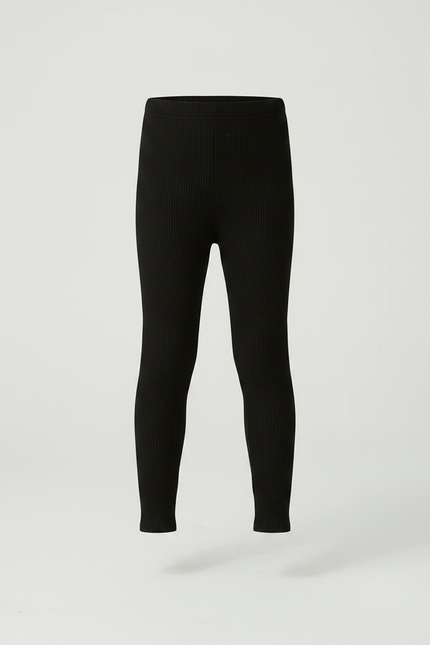 Pantalon Noir Skinny - Maille - vue 3