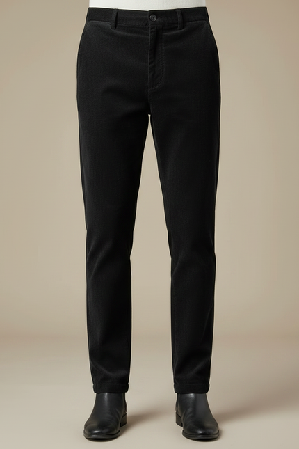 Pantalon Noir Cd55 - Cordé - vue 3