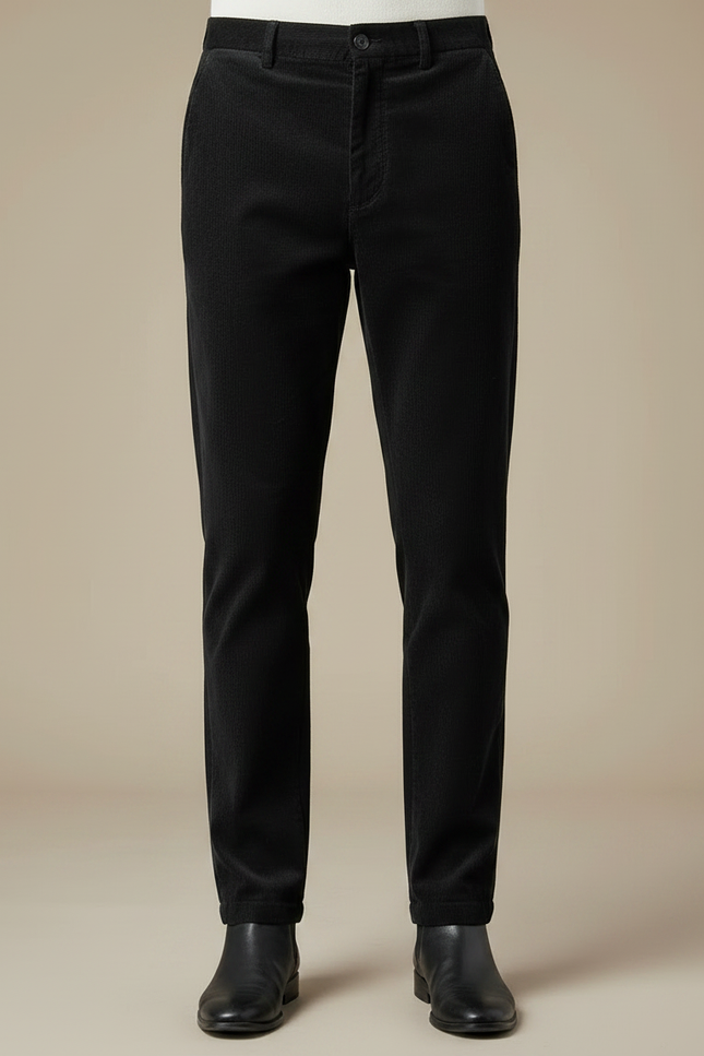 Pantalon Noir Cd55 - Cordé - vue 3