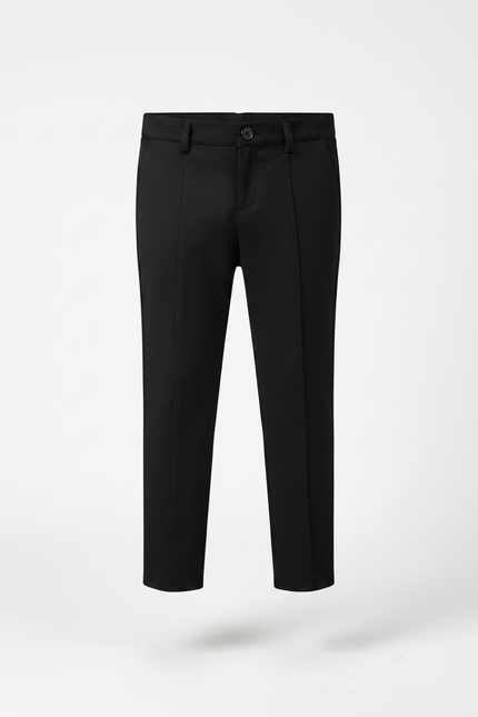 Pantalon Noir Garçon Slim Habillé Extensible Élégant - Gabardine - vue 3