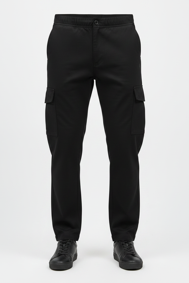 Pantalons Cargo Noir Homme - Polyester - vue 3