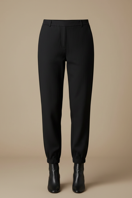 Pantalon Slouchy Noir - Polyester - vue 3