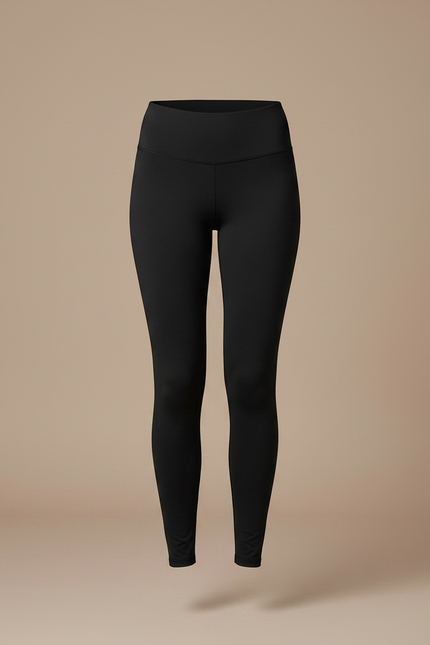 Pantalon Yoga Noir - Polyester - vue 2