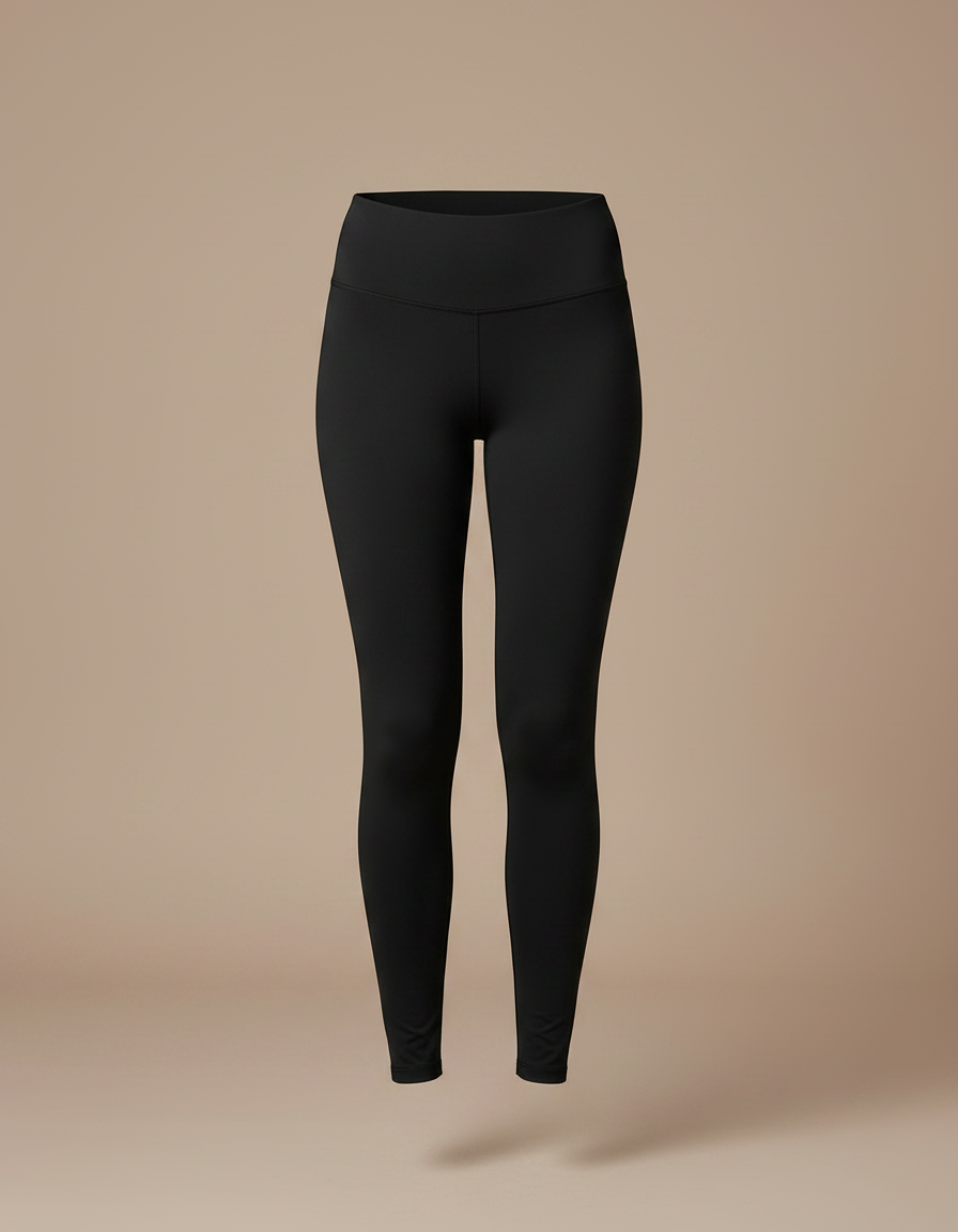 Pantalon Yoga Noir - Polyester - vue 2