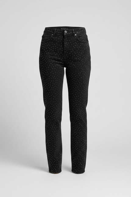 Pantalon Noir Avec Perles - Jean - vue 3