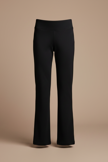 Pantalon Noir Évasé Confortable Fille Simple - Polyester - vue 3