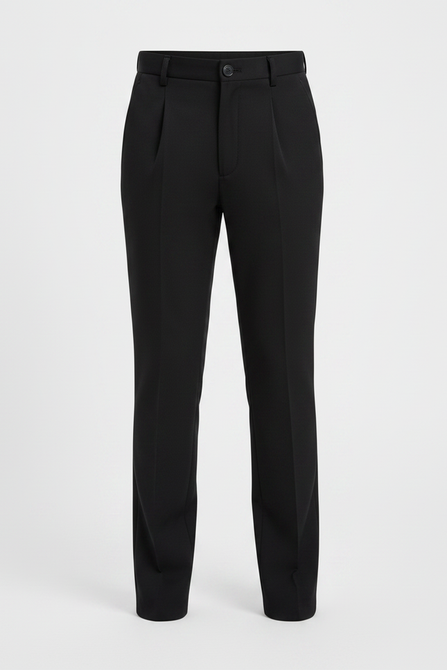 Pantalon Noir De Ville - Gabardine - vue 3