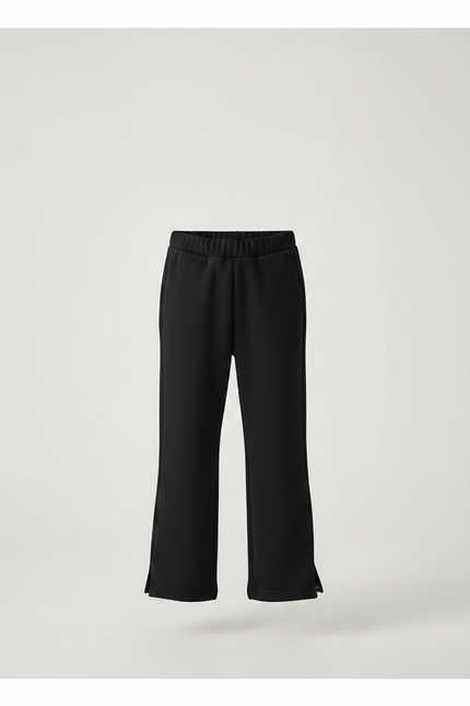 Pantalon Noir Ample Décontracté Garçon - Molleton - vue 3