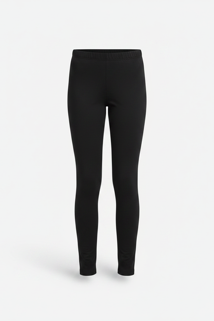 Pantalon Noir Slim Coton Fille Confortable - vue 3