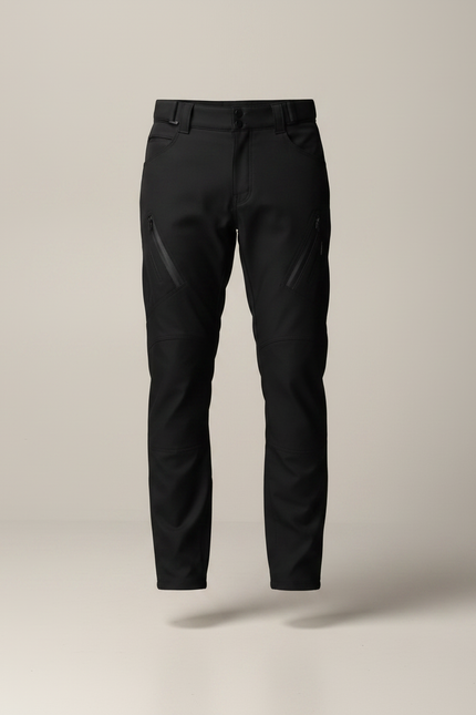 Pantalon Noir Homme Cargo Technique Urbain Moderne - Polyester - vue 3