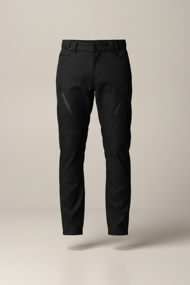 Pantalon Noir Homme Cargo Technique Urbain Moderne - Polyester - vue 3