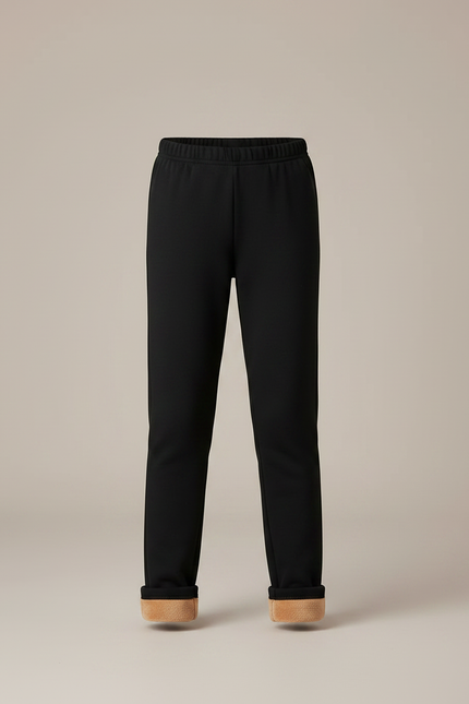 Pantalon Noir Ajusté - Molleton - vue 3