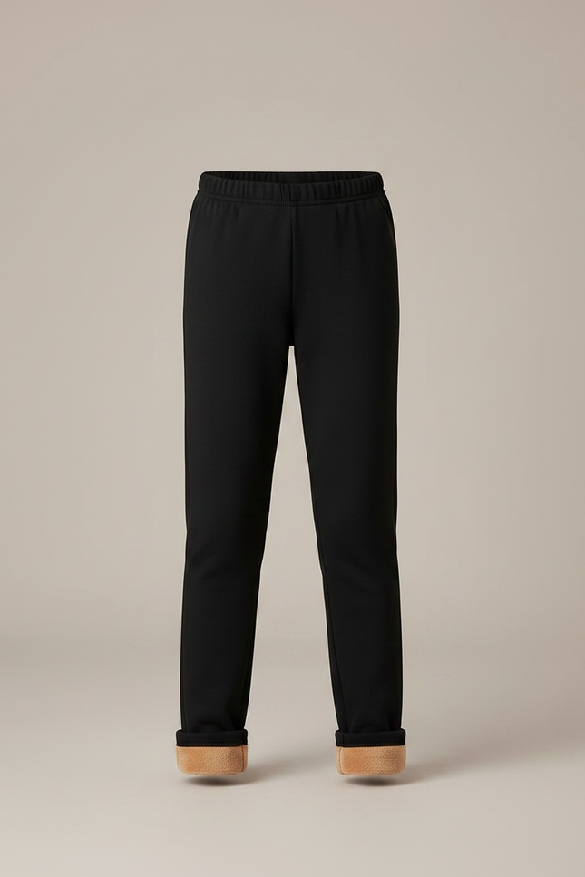 Pantalon Noir Ajusté - Molleton - vue 3