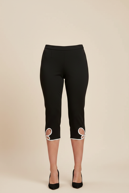 Pantalon Noir Court Femme - Polyester - vue 3