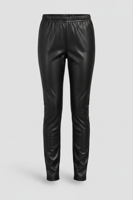 Pantalon Noir Similicuir Slim Fille - Simili cuir - vue 3