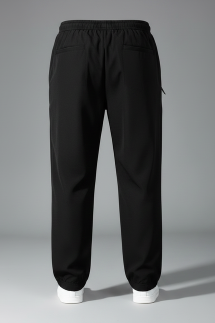 Pantalon Survetement Noir - Polyester - vue 3