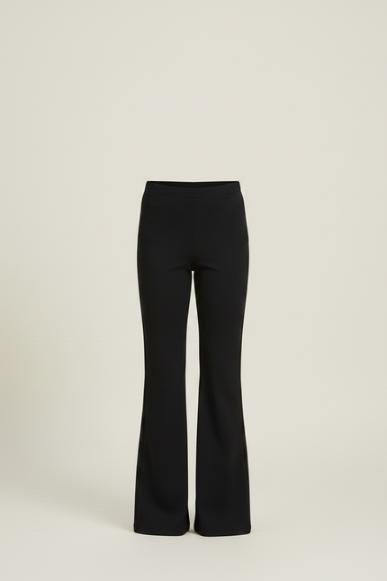 Pantalon Noir Évasé Fluide Enfant - Polyester - vue 3