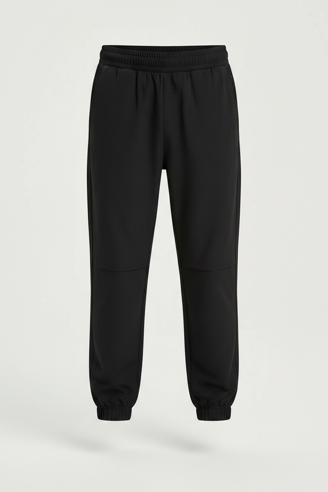 Pantalon Noir Jogging Enfant Coton Décontracté Sport - Polyester - vue 3