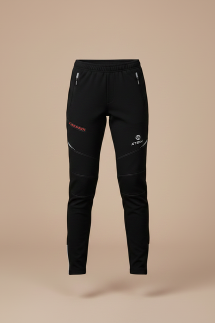 Pantalon Noir Sport Enfant Zippé Réfléchissant - Polyester - vue 3