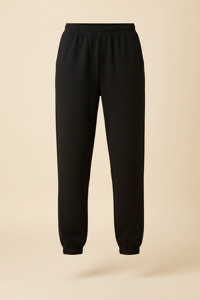 Pantalon Loose Noir - Molleton - vue 3