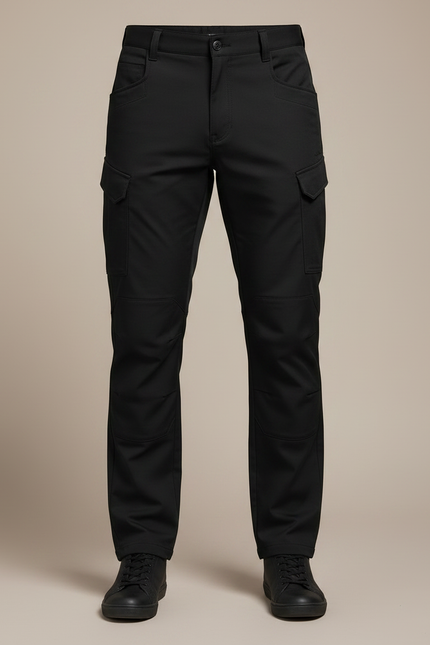 Pantalon Travail Noir - Gabardine - vue 3