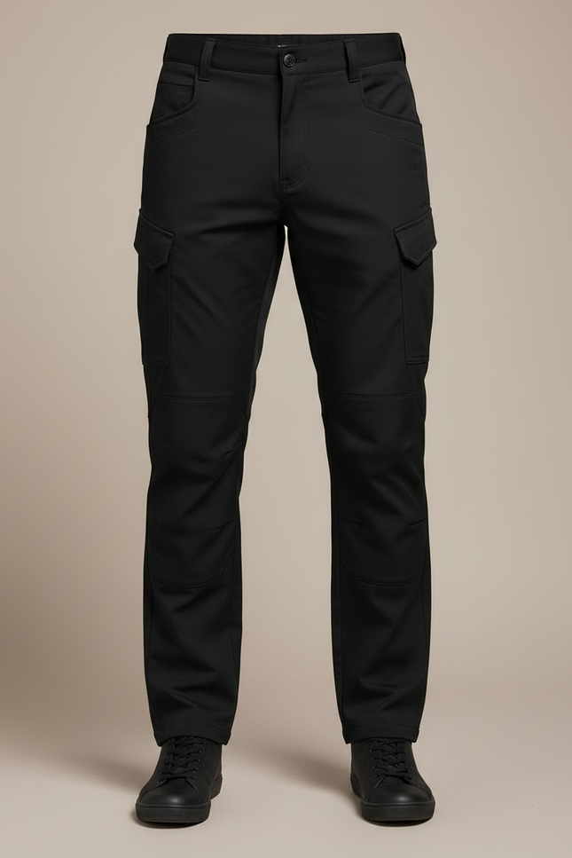 Pantalon Travail Noir - Gabardine - vue 3